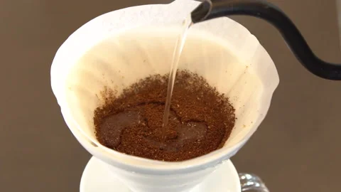 Coffee Grounds Pour 1 Stock Footage 223544548