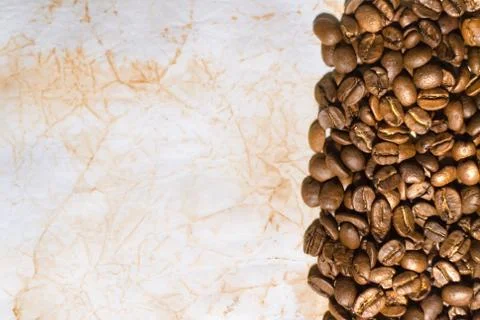 Coffee grunge background. Foto stock