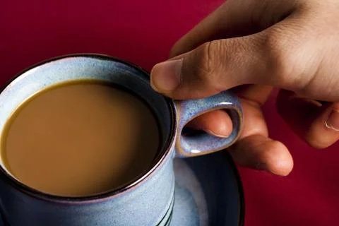 Coffee in hand Stock Photos