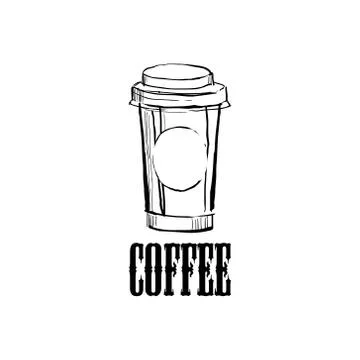Coffee. Handdrawn Vector Set Stock Illustration