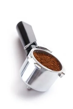Coffee handle Stock Photos