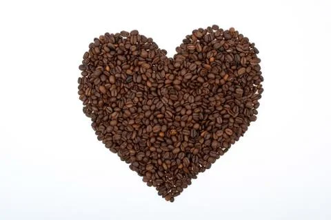 Coffee heart Stock Photos