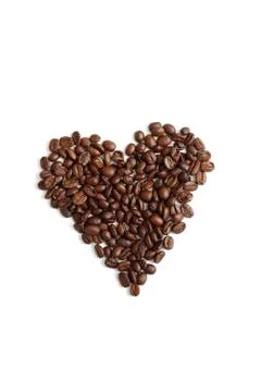 Coffee heart Stock Photos