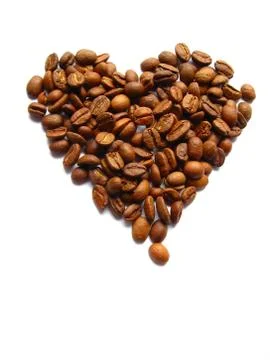 Coffee Heart Stock Photos