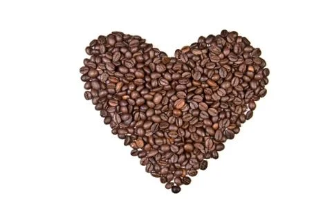 Coffee heart Stock Photos
