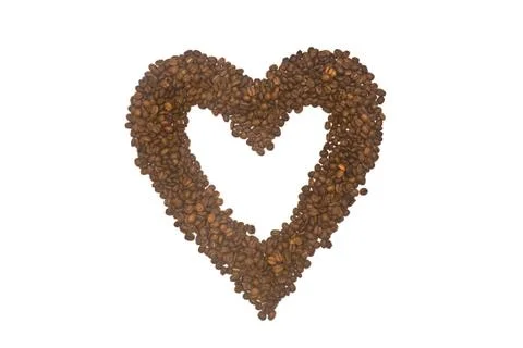 Coffee Heart Foto stock