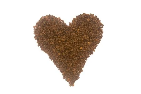 Coffee Heart Foto stock