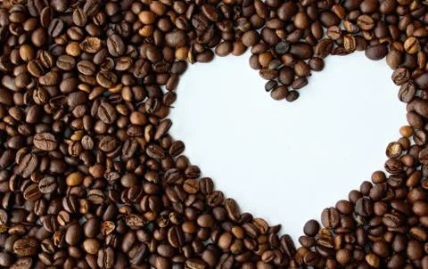 Coffee heart Stock Photos
