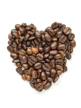 Coffee heart Stock Photos
