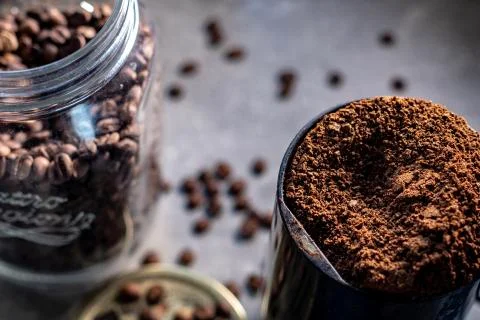 Coffee at home Stock Photos