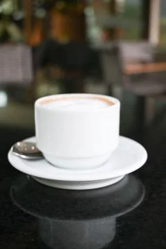 Coffee in a hotel reception Fotos de archivo