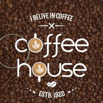 Coffee House Logo Stock Illustration