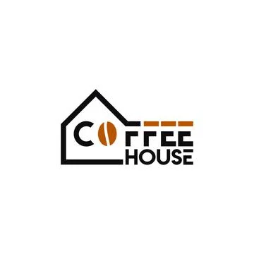 Coffee house logo Illustrazione stock