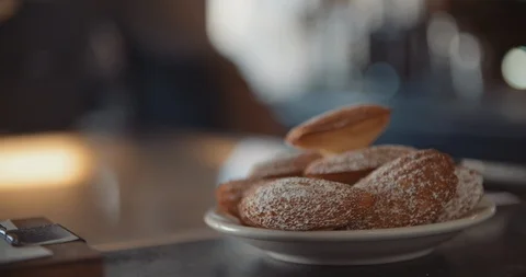 Coffee House Pastries 스톡 동영상 105363384