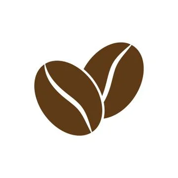 Coffee icon. coffee bean - vector sign Stock Illustration