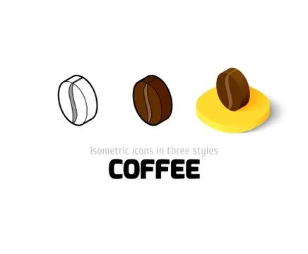 Coffee icon in different style Stock Illustration