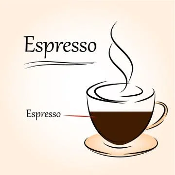 Coffee icon, espresso Stock Illustration