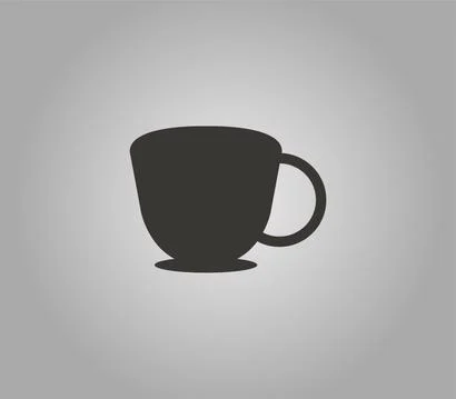 Coffee icon illustrated in vector on white background Stock Illustration