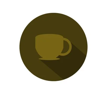 Coffee icon illustrated in vector on white background Stock Illustration