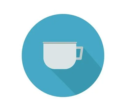 Coffee icon illustrated in vector on white background Stock Illustration