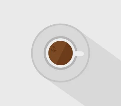 Coffee icon illustrated in vector on white background coffee icon illustra... Stock Photos