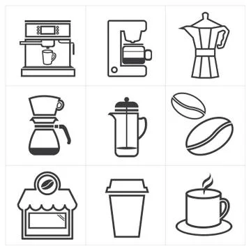 Coffee icon Stock Illustration