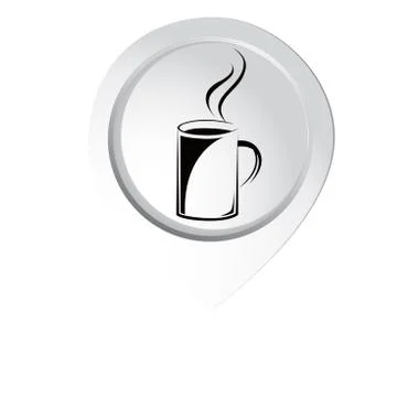 Coffee icon Illustrazione stock