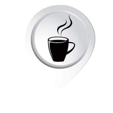 Coffee icon Illustrazione stock