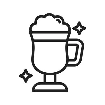 Coffee Icon Image. Stock Illustration