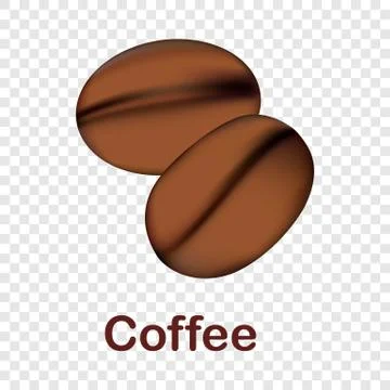 Coffee icon, realistic style Stock Illustration