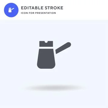 Coffee icon vector, filled flat sign, solid pictogram isolated on white, logo Stock Illustration