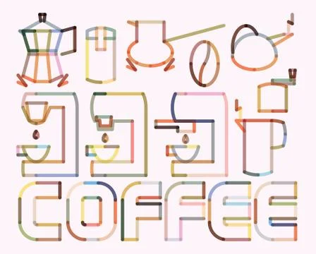 Coffee 스톡 일러스트
