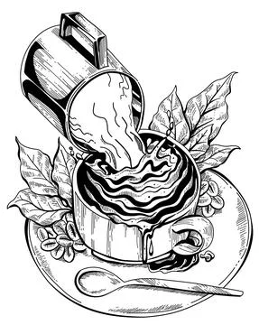 Coffee 스톡 일러스트