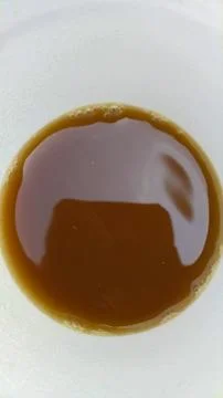 Coffee inside a styrofoam cup 스톡 사진