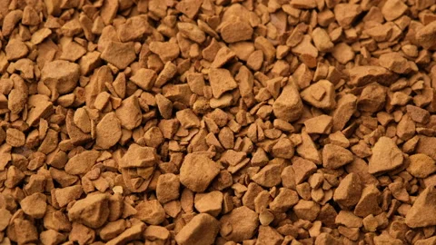 Coffee. Instant coffee macro, rotation. 4K UHD video Stock Footage 166256454