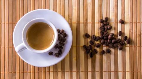 Coffee isolated close concept Foto stock