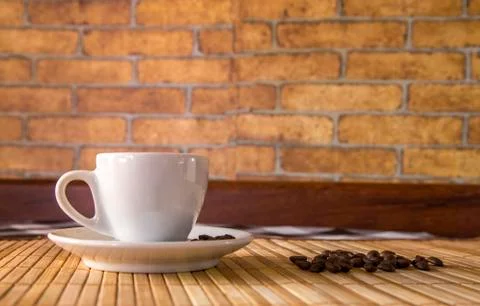Coffee isolated close concept Stock Photos