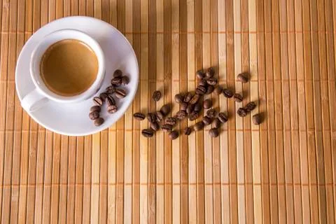 Coffee isolated close concept Stock Photos