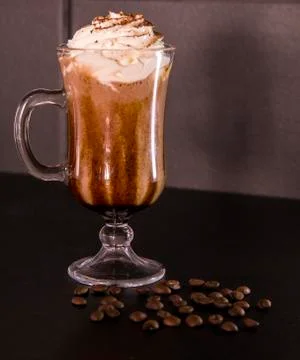Coffee isolated close concept Stock Photos