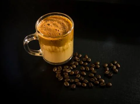 Coffee isolated close concept Stock Photos