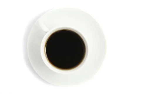 Coffee isolated in white background Stock Photos