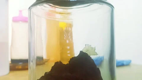Coffee in jar Video stock 252482110