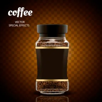 Coffee jar illustration Stockillustratie