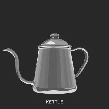 Coffee Kettle Stock Illustration