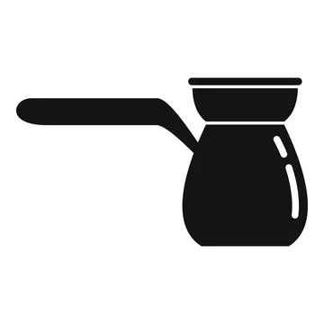 Coffee kitchen pot icon, simple style Stock Illustration