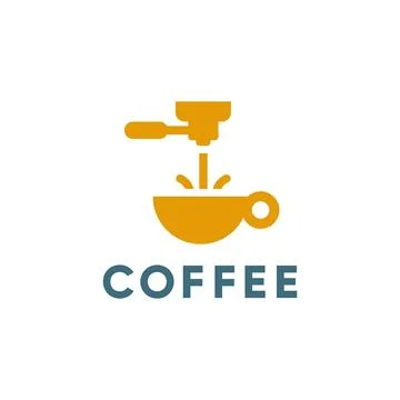 Coffee label, badge. Coffee T-Shirt typography design. Vector modern Minimalist  Stock Illustration