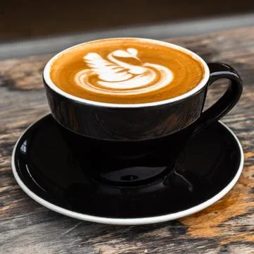 Coffee Latte Art Stock Photos