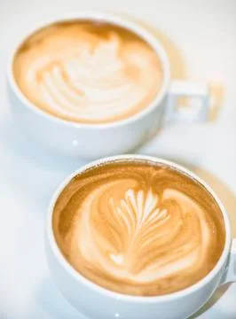 Coffee latte Stock Photos