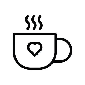 Coffee line icon Stock Illustration