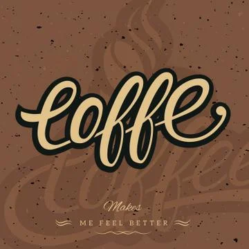 Coffee Logo Background Stock Illustration